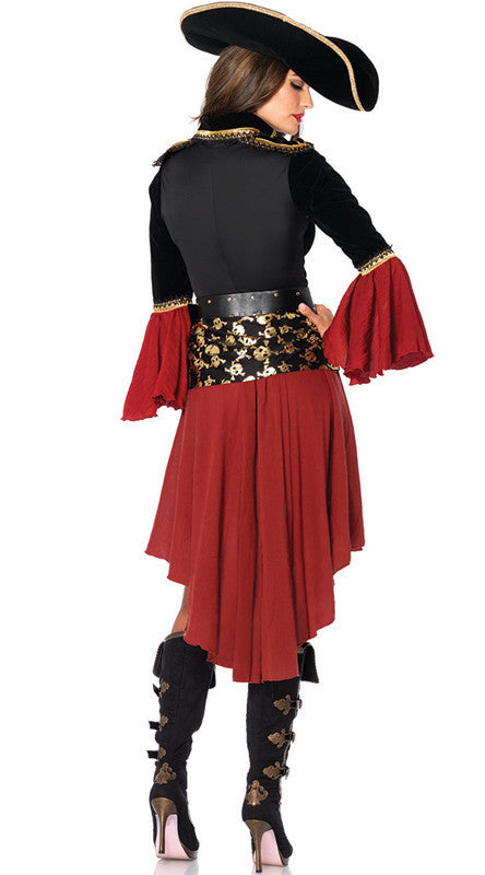 Costume de pirate haut de gamme pour Halloween