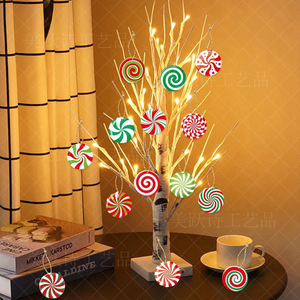Candy Christmas Tree Ornaments Pack - Cake Pops Parties
