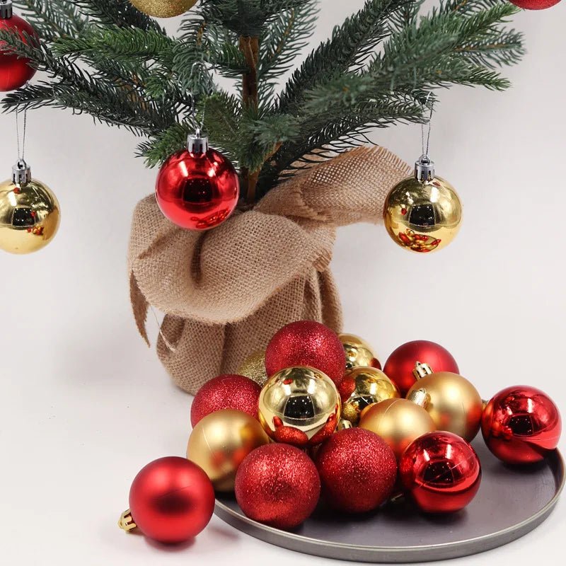 Christmas Ball Ornaments Set - Cake Pops Parties