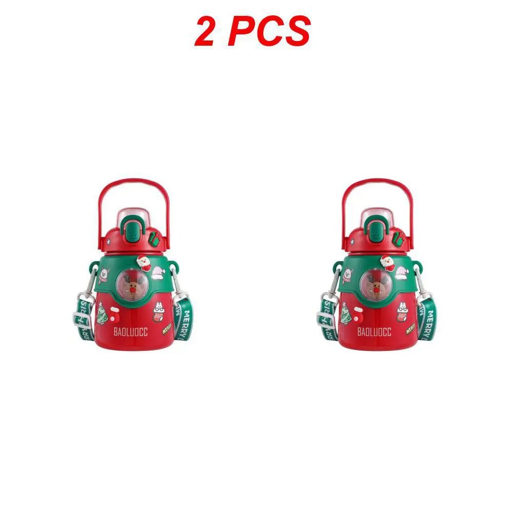 Christmas Children's Stainless Steel Thermos Cup - Cake Pops Parties