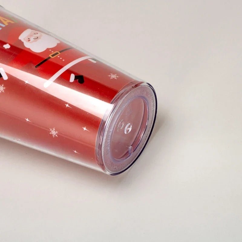 Christmas Cup with Lid & Straw - Cake Pops Parties