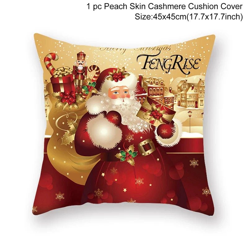 Christmas Cushion Cover - Festive Home Decor - Cake Pops Parties