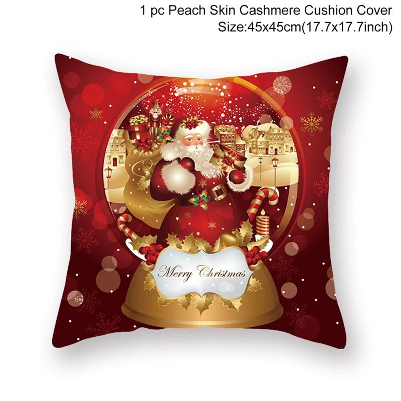 Christmas Cushion Cover - Festive Home Decor - Cake Pops Parties