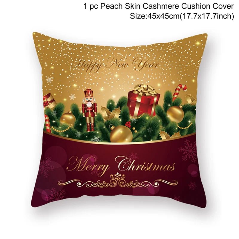 Christmas Cushion Cover - Festive Home Decor - Cake Pops Parties