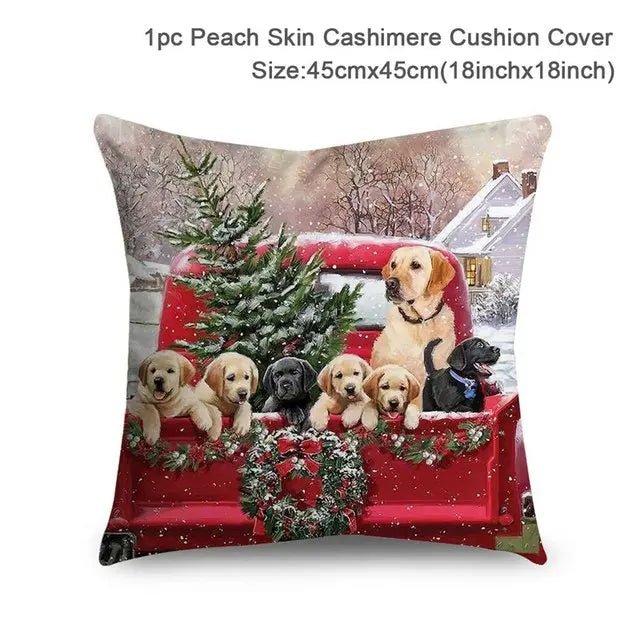 Christmas Cushion Cover - Festive Home Decor & Gift Ideas - Cake Pops Parties