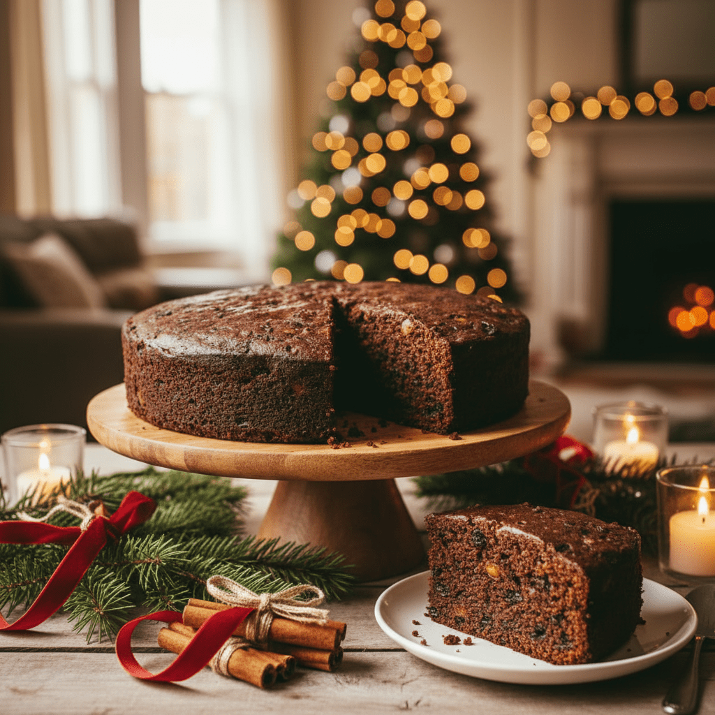 Christmas Fruit Cake Un - iced - Gluten Free & Vegan - Cake Pops Parties