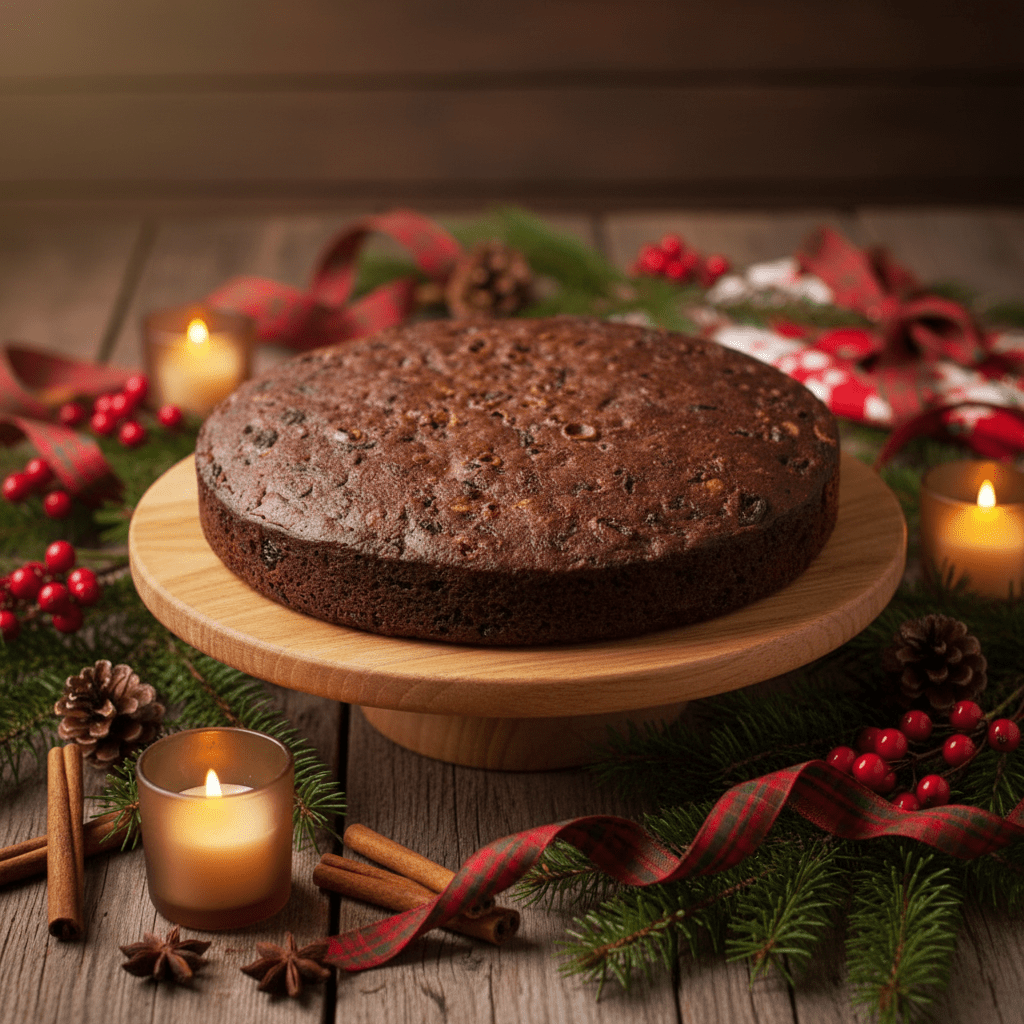 Christmas Fruit Cake Un iced Gluten Free/Vegan - Cake Pops Parties