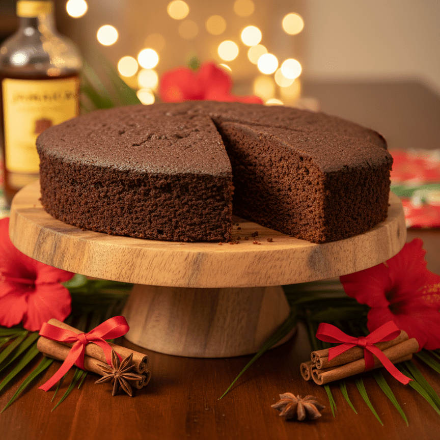 Christmas Jamaican Rum Fruit Cake Un - iced - Gluten Free & Vegan - Cake Pops Parties