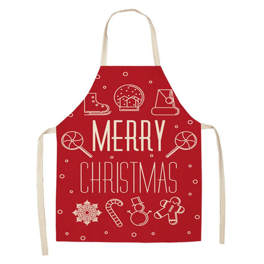 Christmas Linen Holiday Apron - Cake Pops Parties