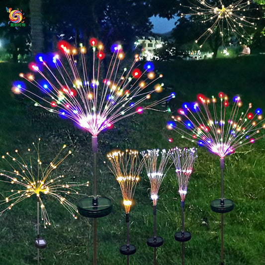 Christmas Outdoor LED Firework Lights - Cake Pops Parties