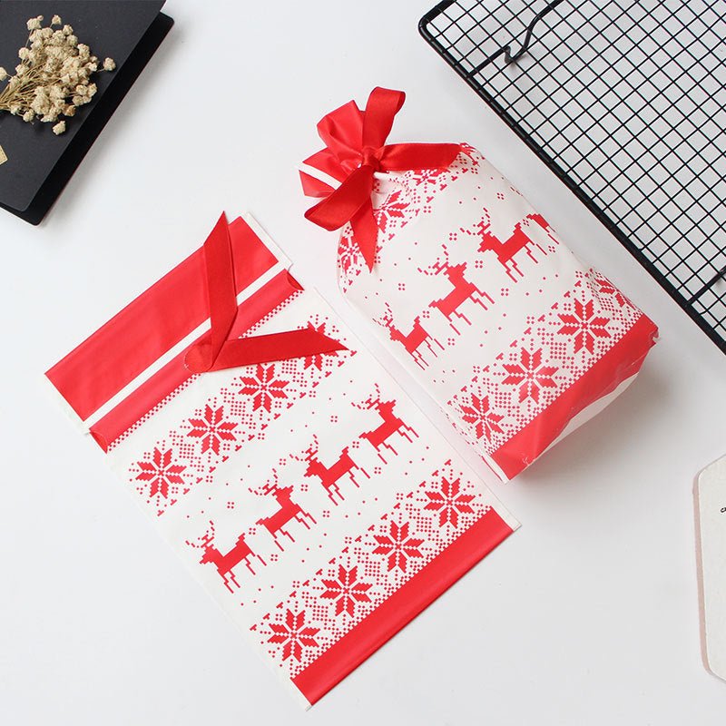 Christmas Ribbon Candy Packaging Bag - Cake Pops Parties