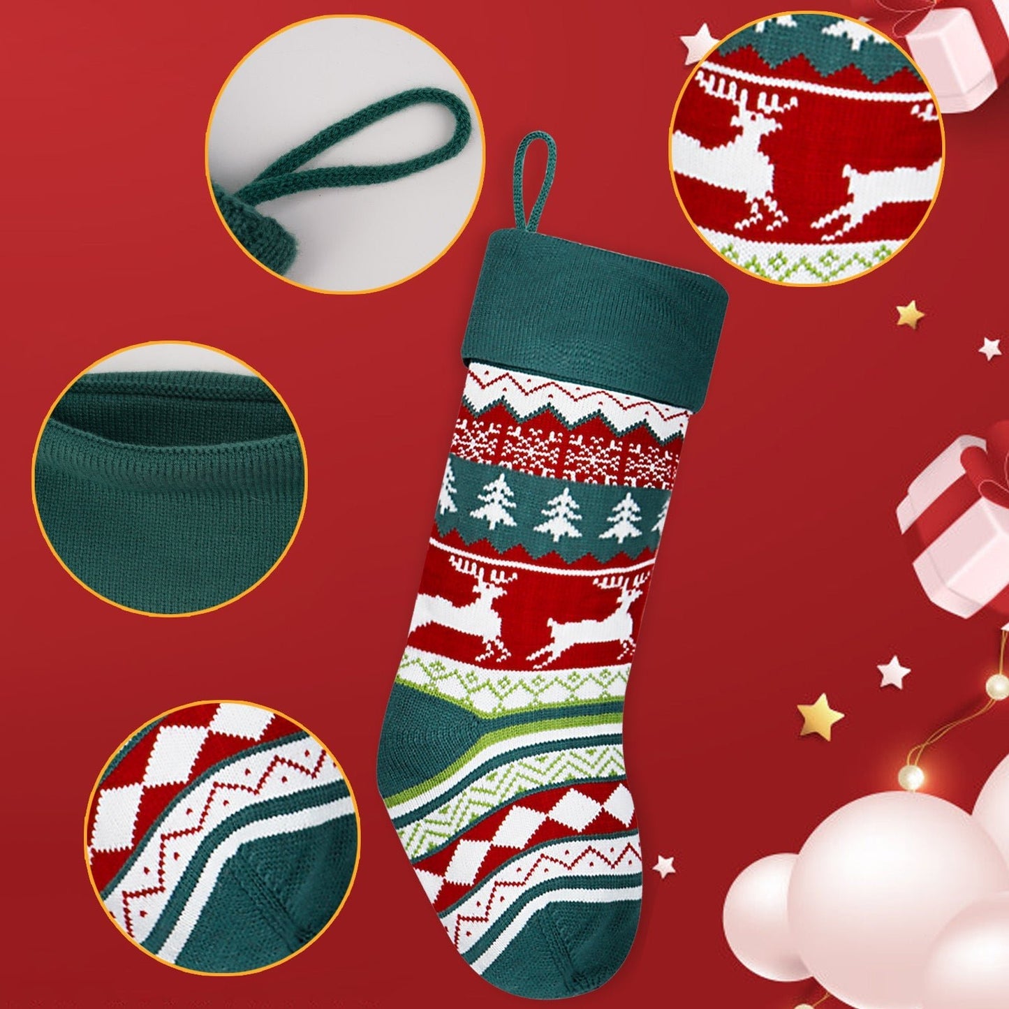 Christmas Stockings Candy Bag Set - Cake Pops Parties