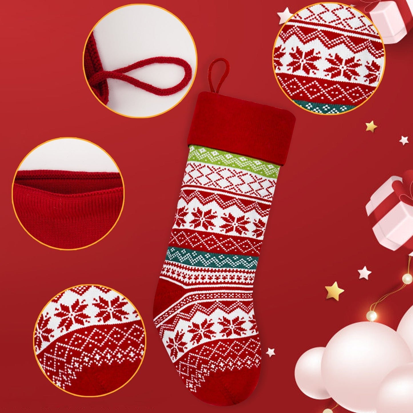 Christmas Stockings Candy Bag Set - Cake Pops Parties