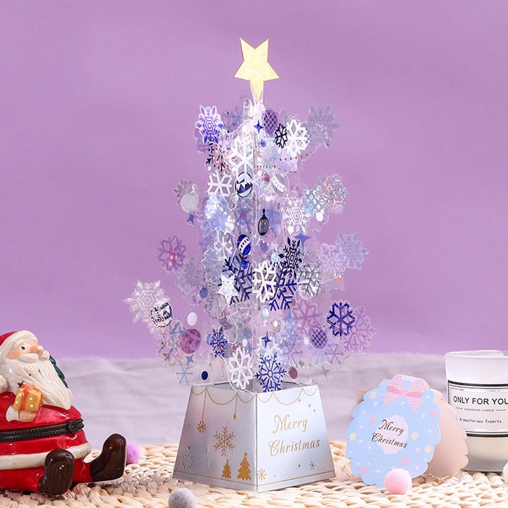 Christmas Tree Pop - Up 3D Greeting Card - Cake Pops Parties