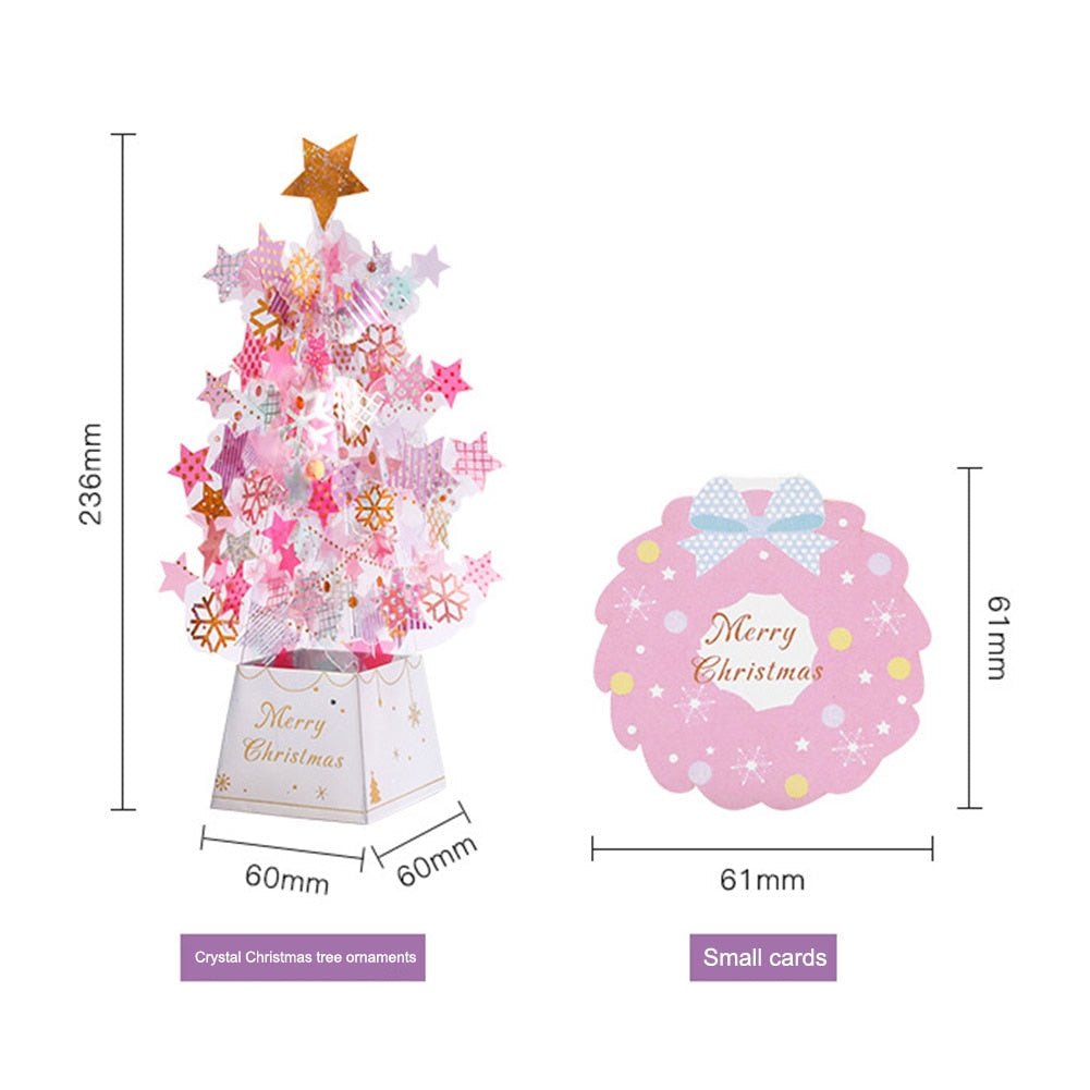 Christmas Tree Pop - Up 3D Greeting Card - Cake Pops Parties