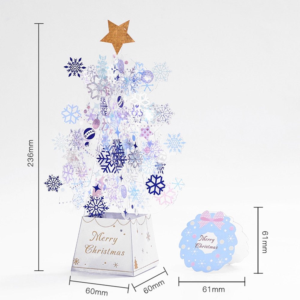 Christmas Tree Pop - Up 3D Greeting Card - Cake Pops Parties