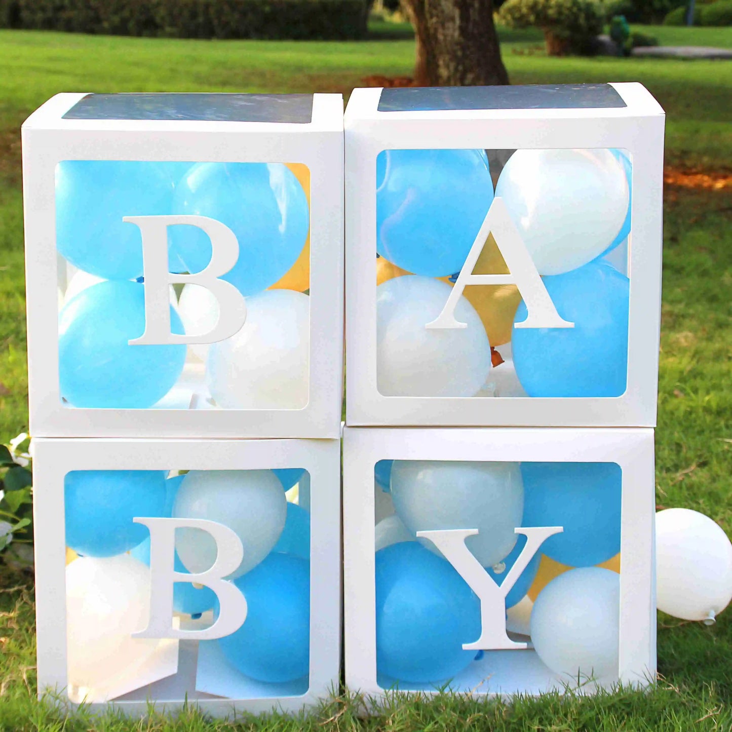 Custom Transparent Balloon Box - Cake Pops Parties