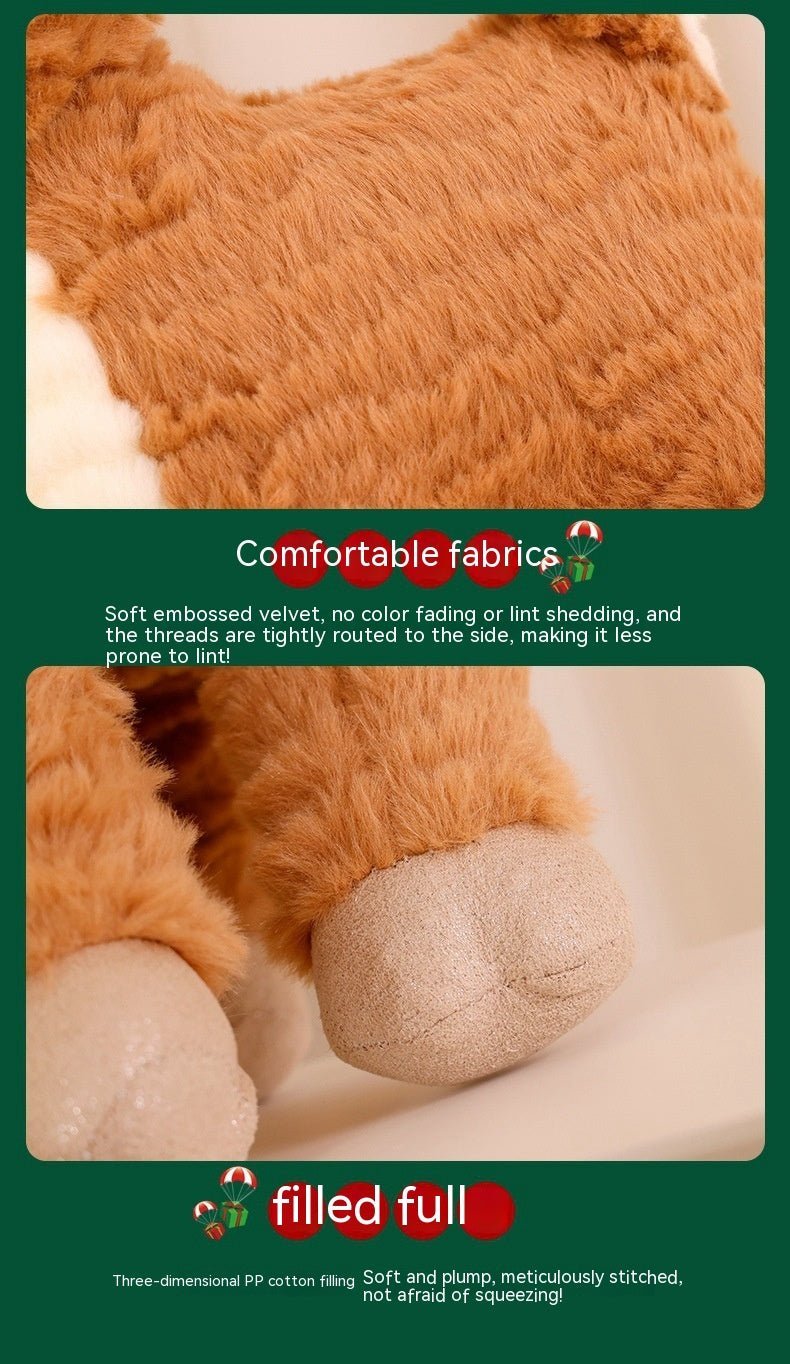 Cute Elk Christmas Tree Pillow - Cake Pops Parties