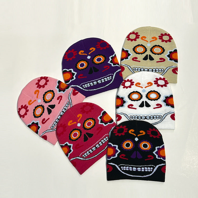 Bonnet tricoté amusant pour Halloween