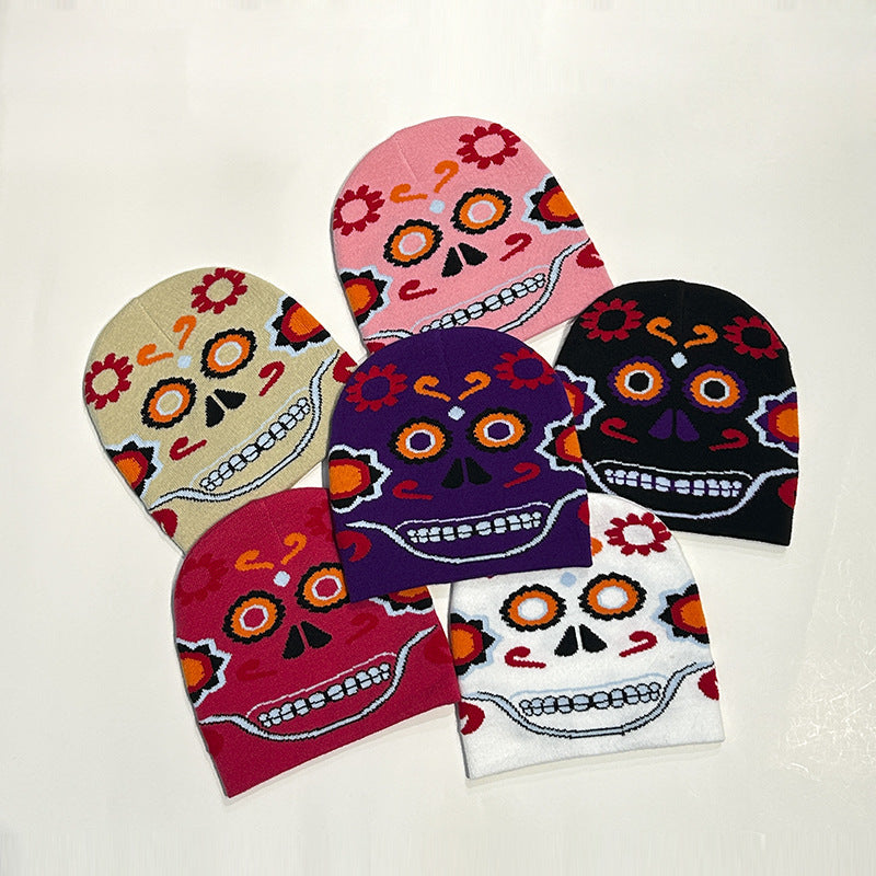 Bonnet tricoté amusant pour Halloween
