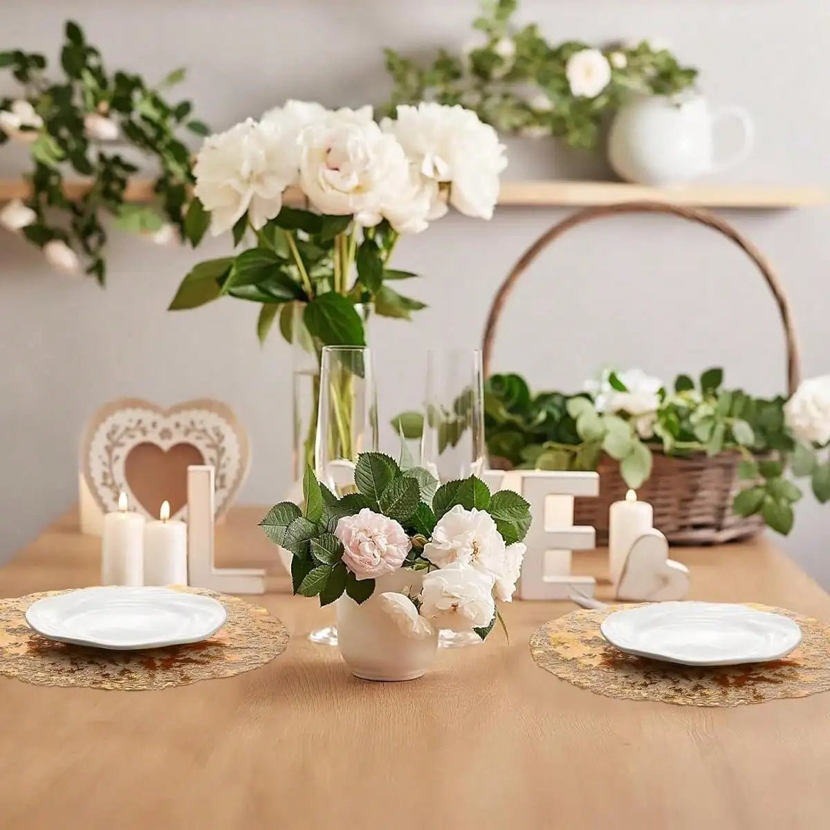 Disposable Gold Placemats Set - Cake Pops Parties