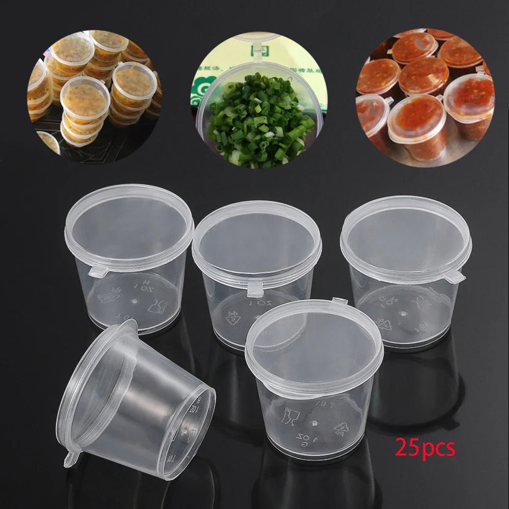 Disposable Plastic Sauce Cup Containers - Cake Pops Parties