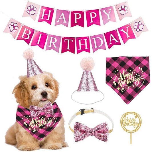 Dog Birthday Party Decor Set - Cake Pops Parties