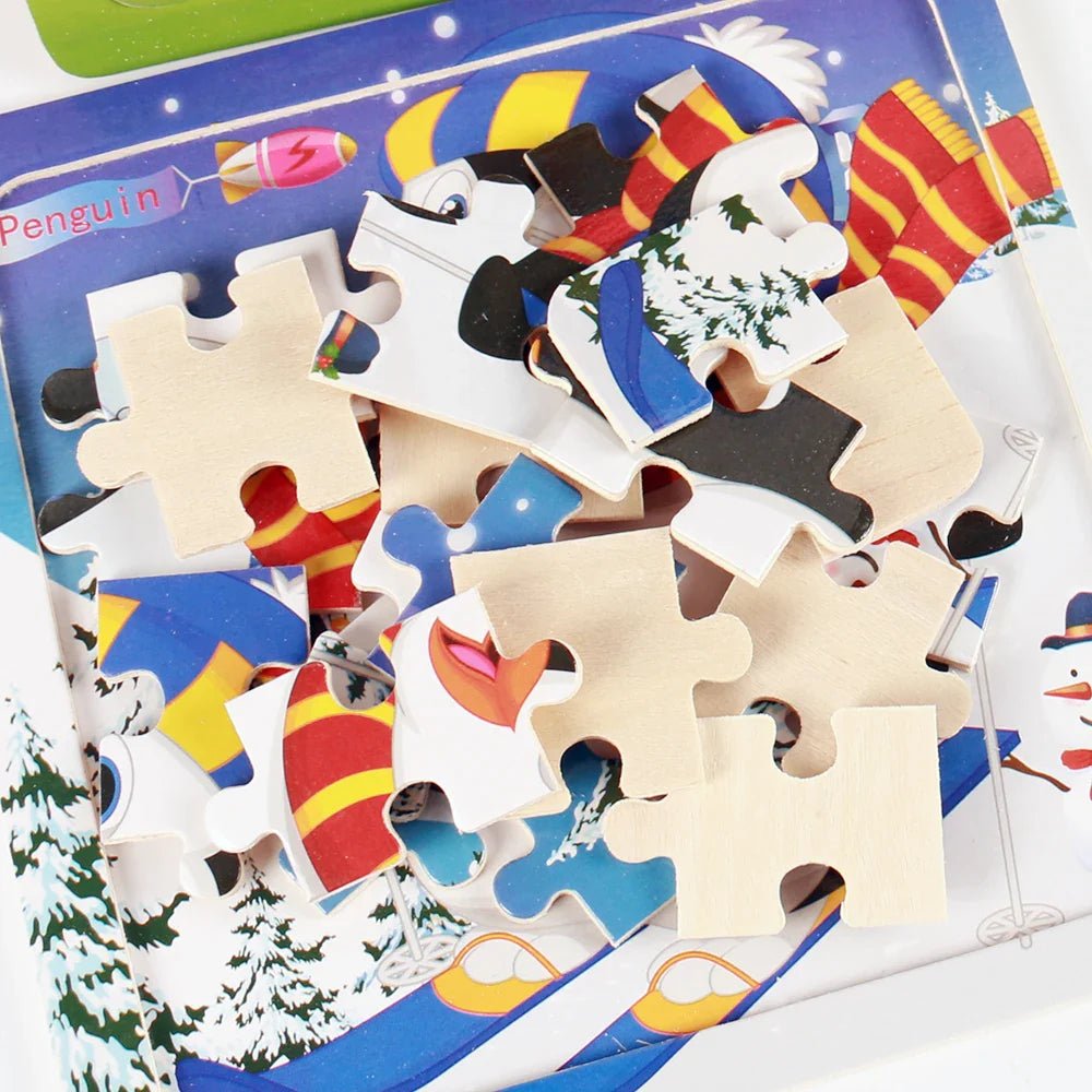 Educational Cartoon Animal Puzzle - Cake Pops Parties