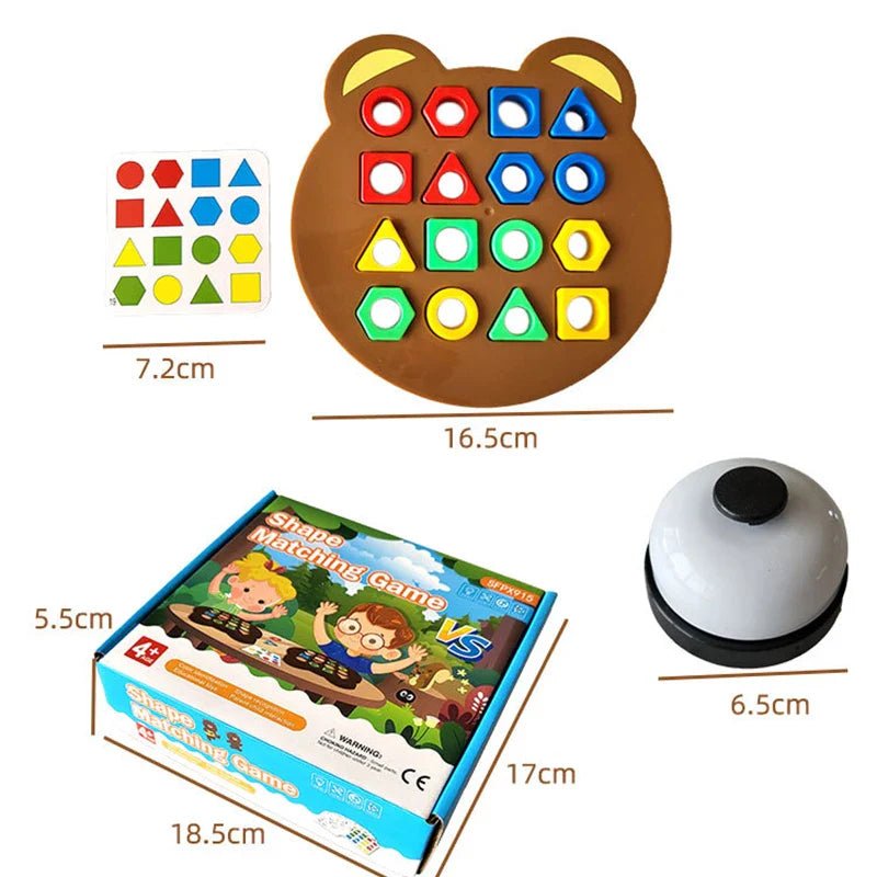 Educational Color & Shape Matching Puzzle Toys - Cake Pops Parties