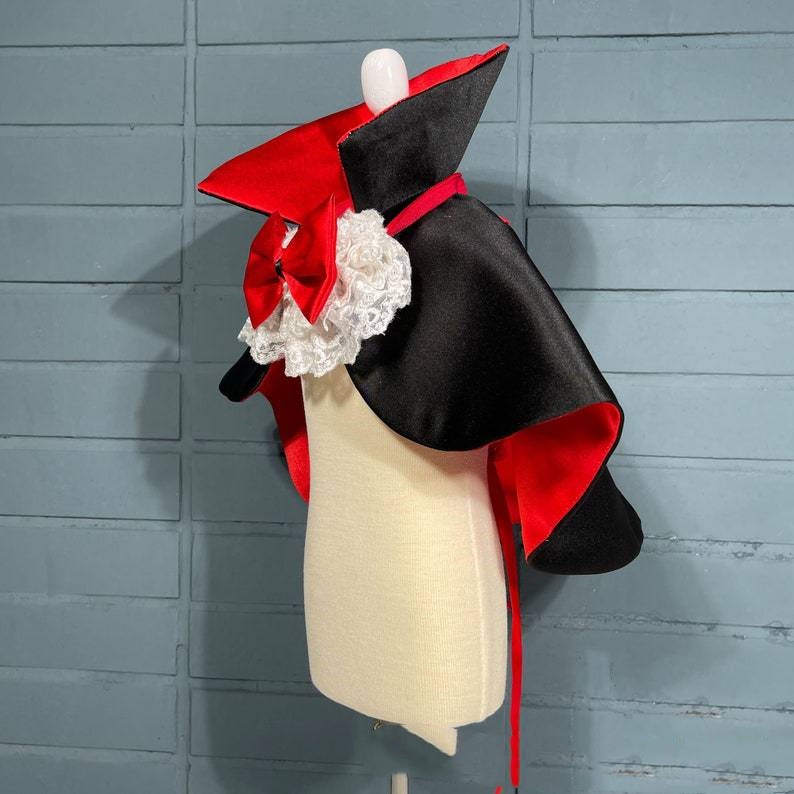 Cape de vampire d'Halloween pour animaux de compagnie