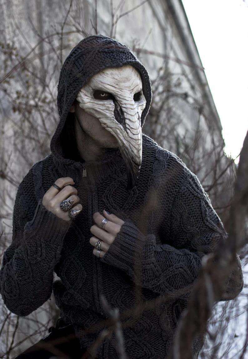 Masque de peste punk d'Halloween