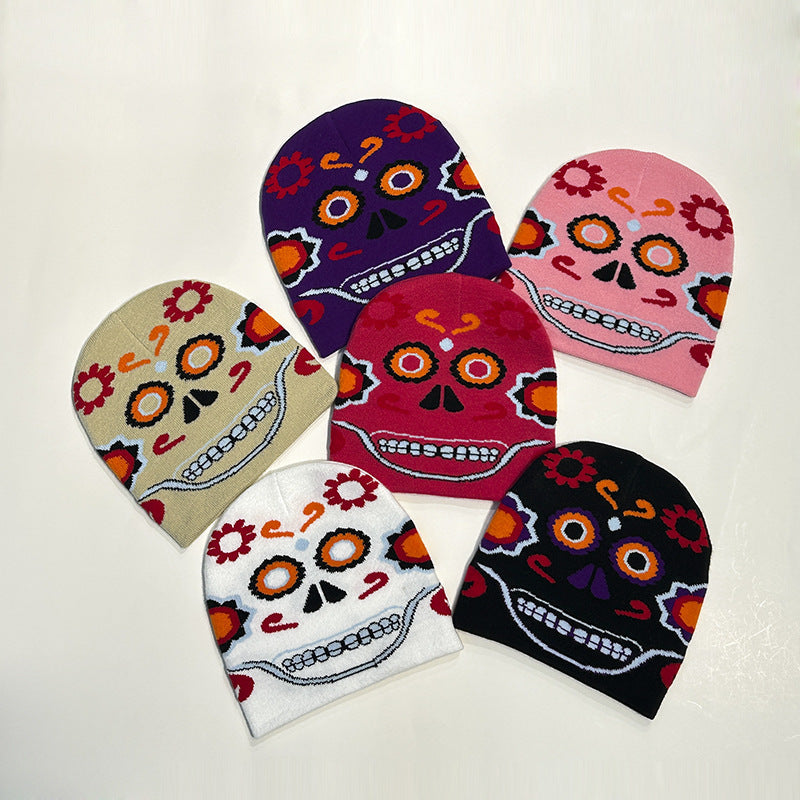 Bonnet tricoté amusant pour Halloween