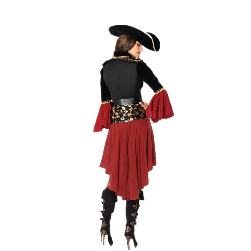 Costume de pirate haut de gamme pour Halloween