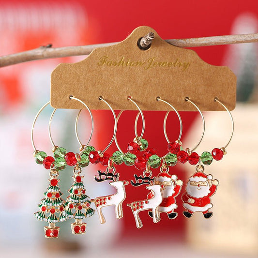 Festive Christmas Earrings Set - Cake Pops Parties