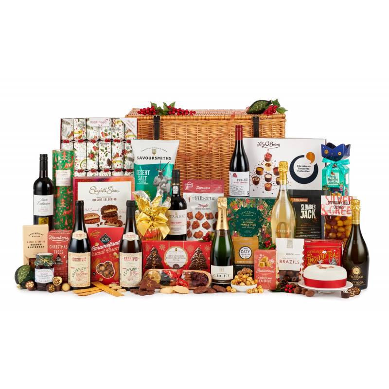 Giant Christmas Feast Hamper | Luxury Gourmet Holiday Gift Basket - Cake Pops Parties