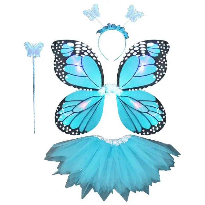 Girls LED Angel Wings Costume Set - Cake Pops Parties