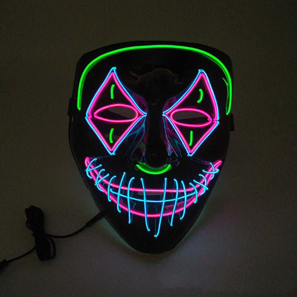 Glowing Halloween LED Mask - Cake Pops Parties