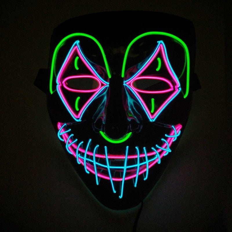 Glowing Halloween LED Mask - Cake Pops Parties
