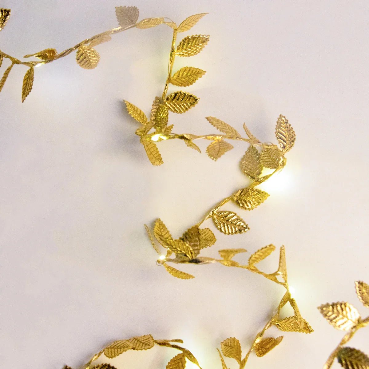 Golden Leaves String Lights - Christmas Fairy Lights - Cake Pops Parties