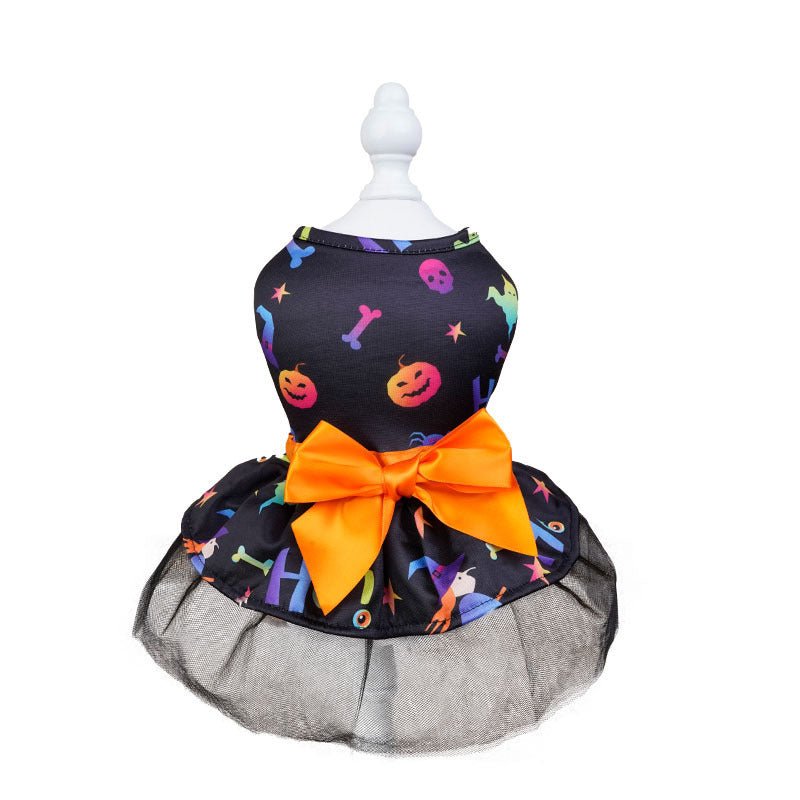 Halloween Dog Cape - Colorful Skull Design - Cake Pops Parties