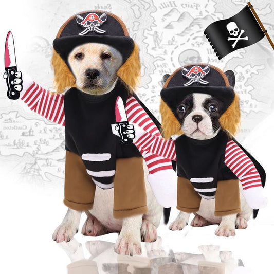Halloween Pirate Pet Costume Set - Cake Pops Parties