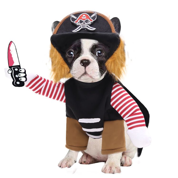 Halloween Pirate Pet Costume Set - Cake Pops Parties