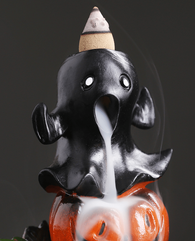 Halloween Pumpkin Backflow Incense Burner - Cake Pops Parties