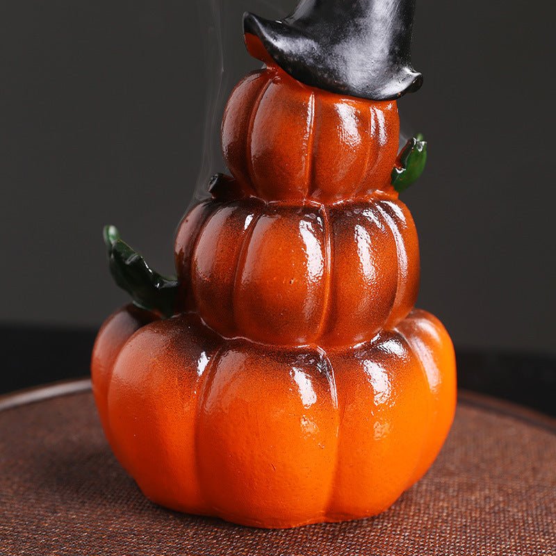 Halloween Pumpkin Backflow Incense Burner - Cake Pops Parties
