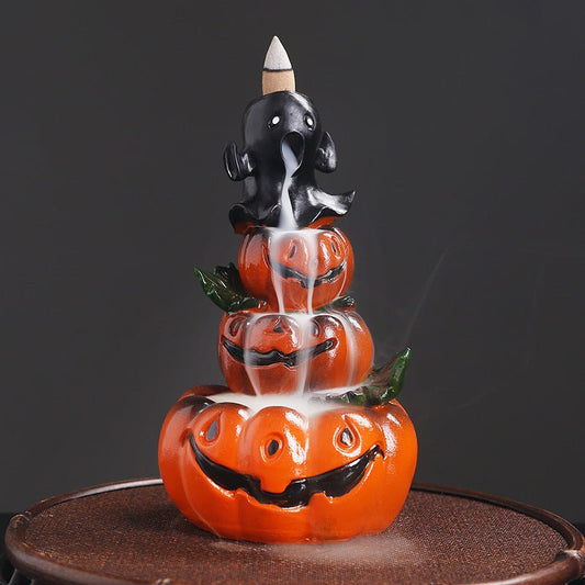 Halloween Pumpkin Backflow Incense Burner - Cake Pops Parties