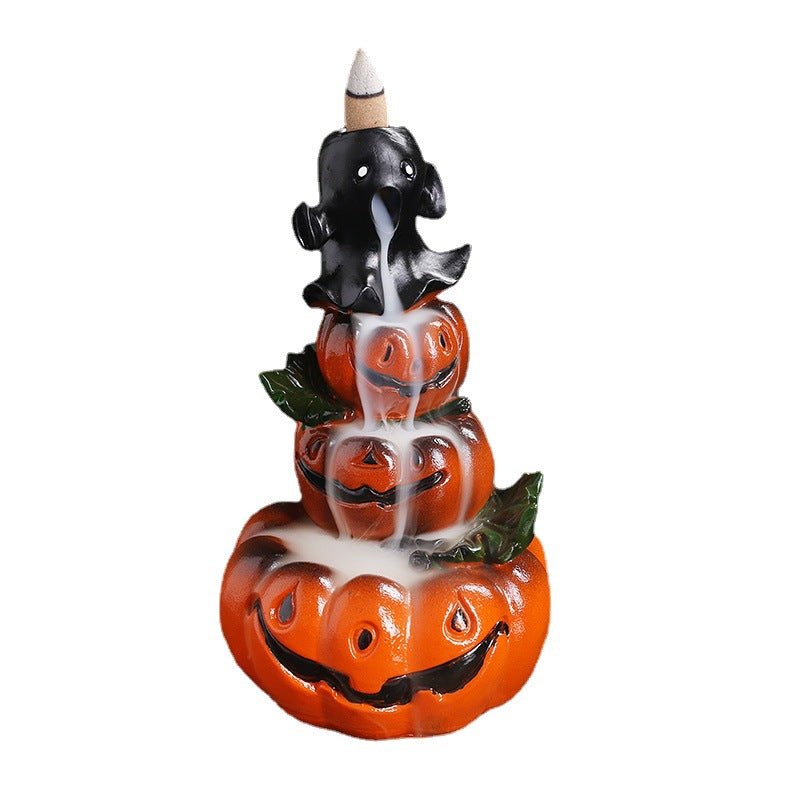 Halloween Pumpkin Backflow Incense Burner - Cake Pops Parties