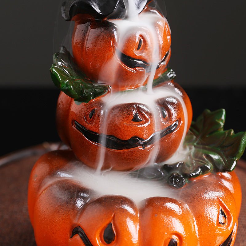 Halloween Pumpkin Backflow Incense Burner - Cake Pops Parties