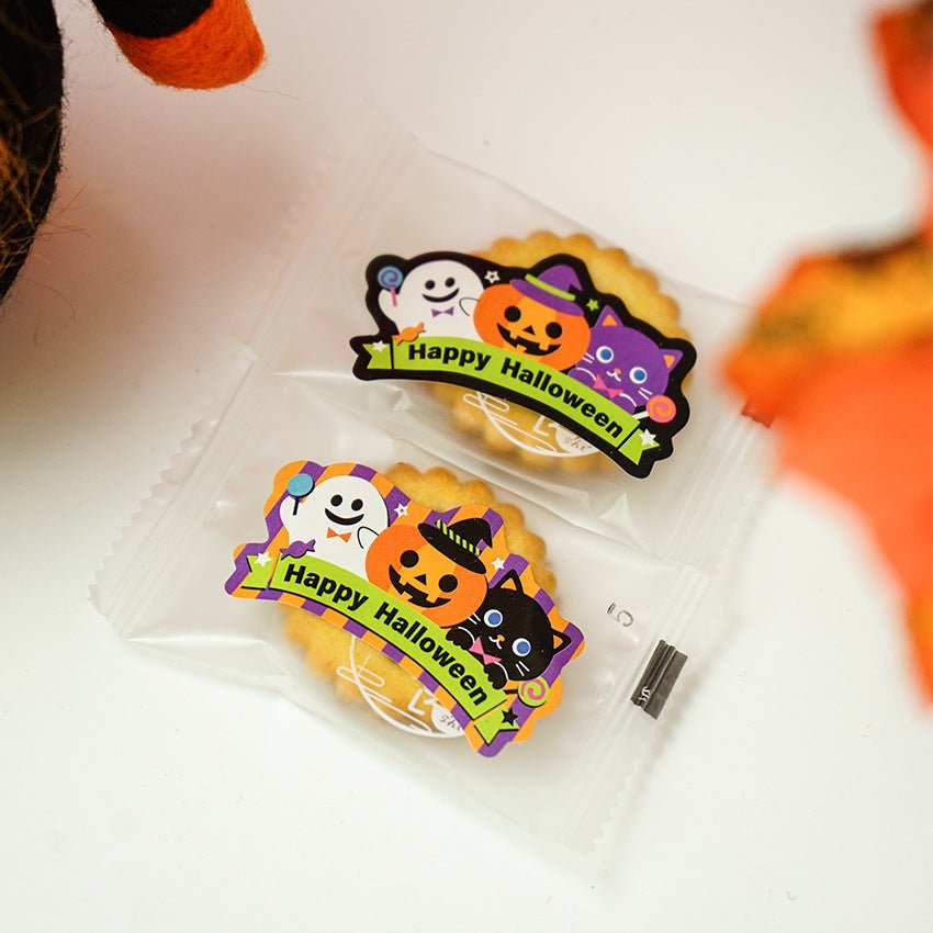 Halloween Pumpkin Stickers Set - Cake Pops Parties