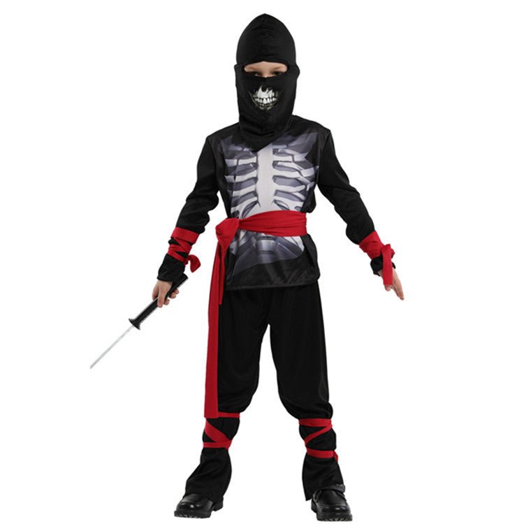 Halloween Skull Ninja Costume for Boys - Cake Pops Parties