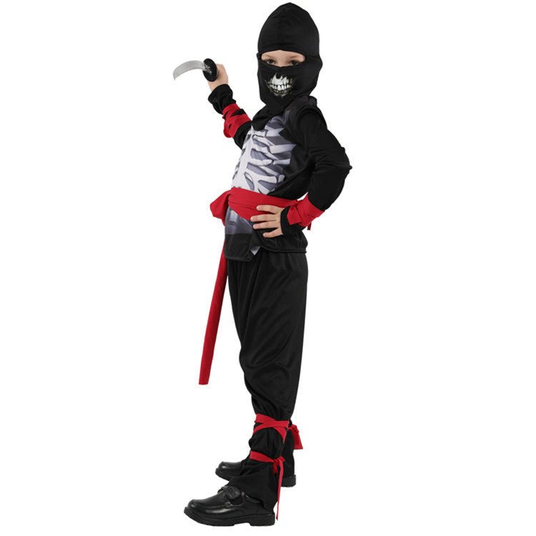 Halloween Skull Ninja Costume for Boys - Cake Pops Parties
